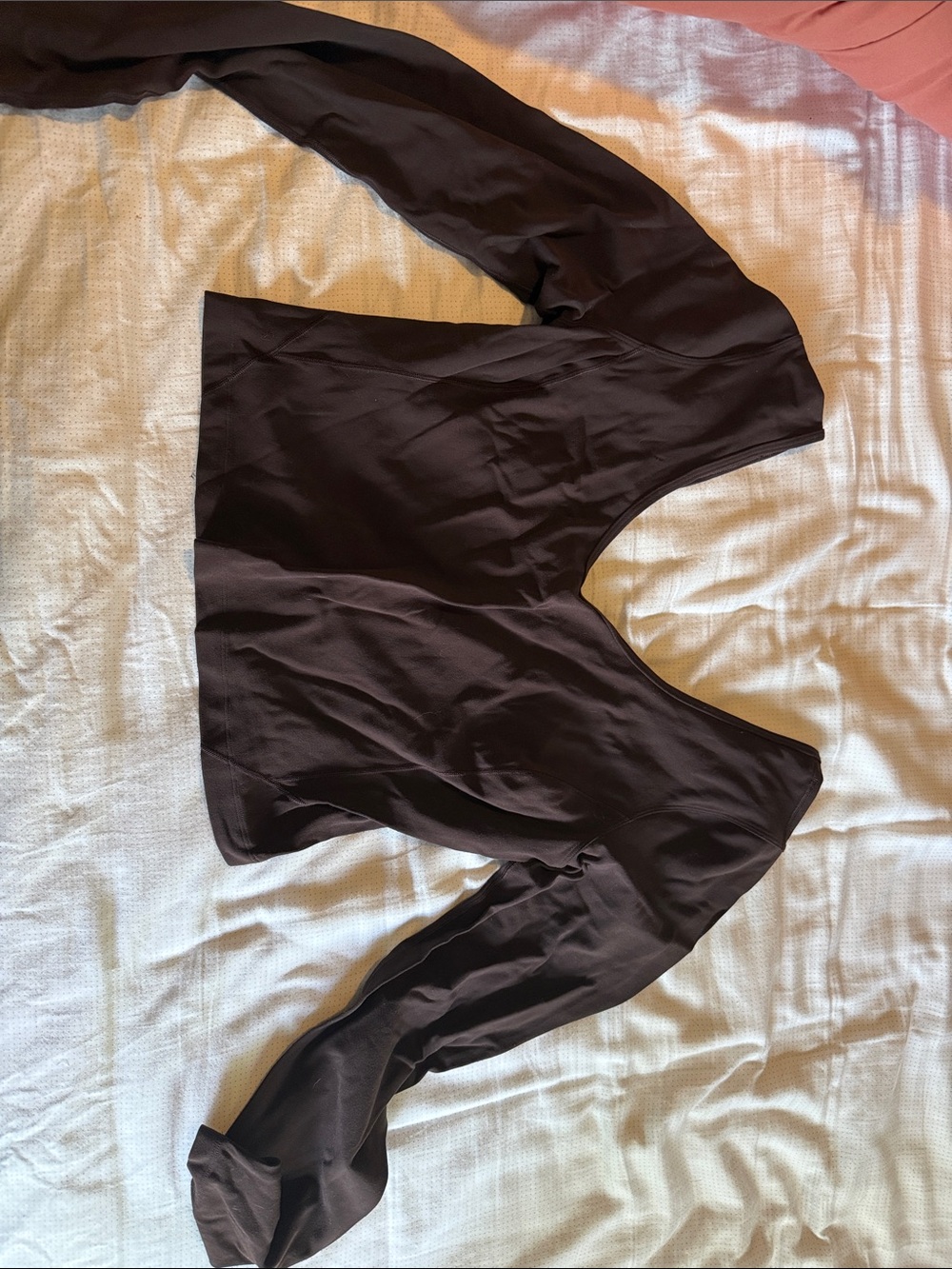 lululemon athletica Long Sleeve Tee - Dark Brown